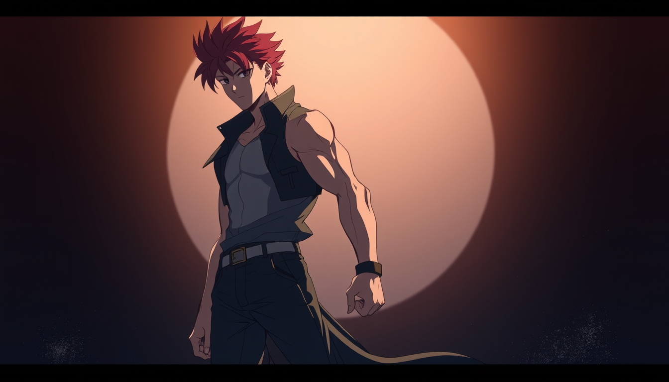 Characters idea: an original character defined by silhouette, role, outfit, palette, and expression, deliberate composition, i want an anime character, brave, good loo