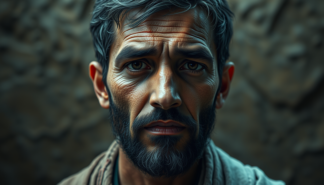 Realistic AI Image idea created from the prompt: photorealistic generated image, natural materials and skin texture, physically plausible lighting, Registani qiyam mein musafiron ka aapas m