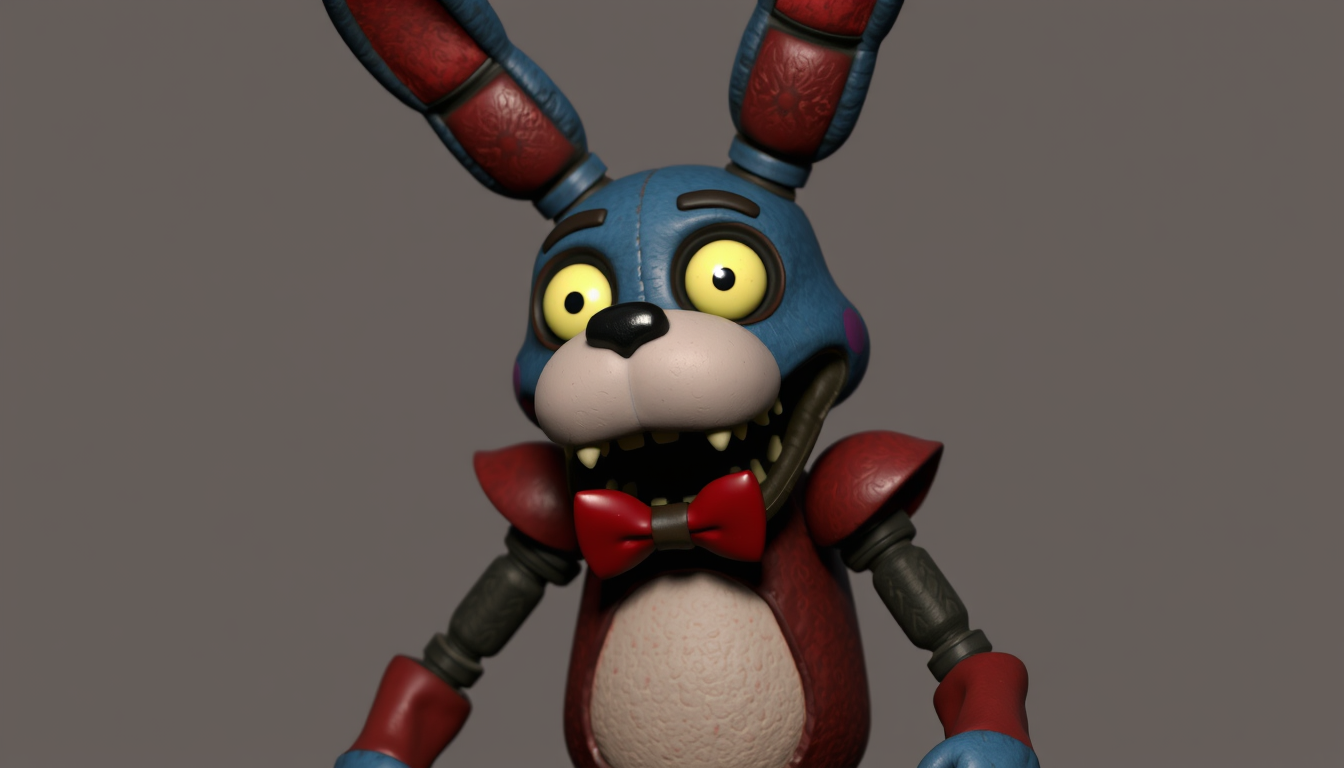 Main art studio: withered bonnie fnaf