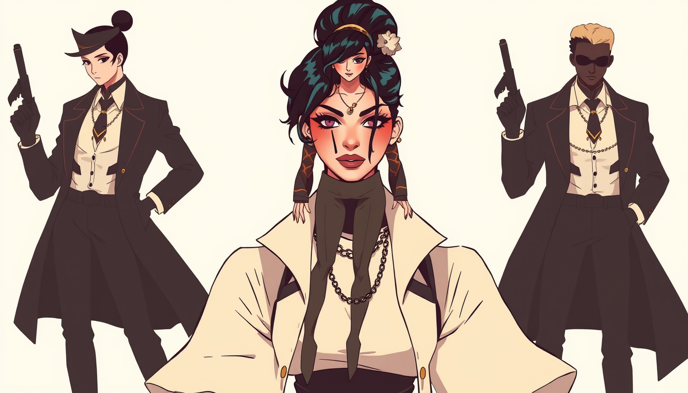 Characters idea: an original character defined by silhouette, role, outfit, palette, and expression, deliberate composition, Jamie Tartt , polished image, coherent det