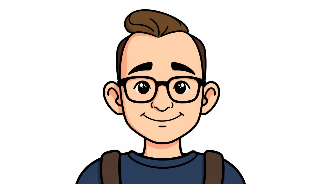 Cartoon Avatar idea created from the prompt: cartoon avatar, head-and-shoulders, bold outlines, flat shading, Un a , social-media-ready cartoon profile picture