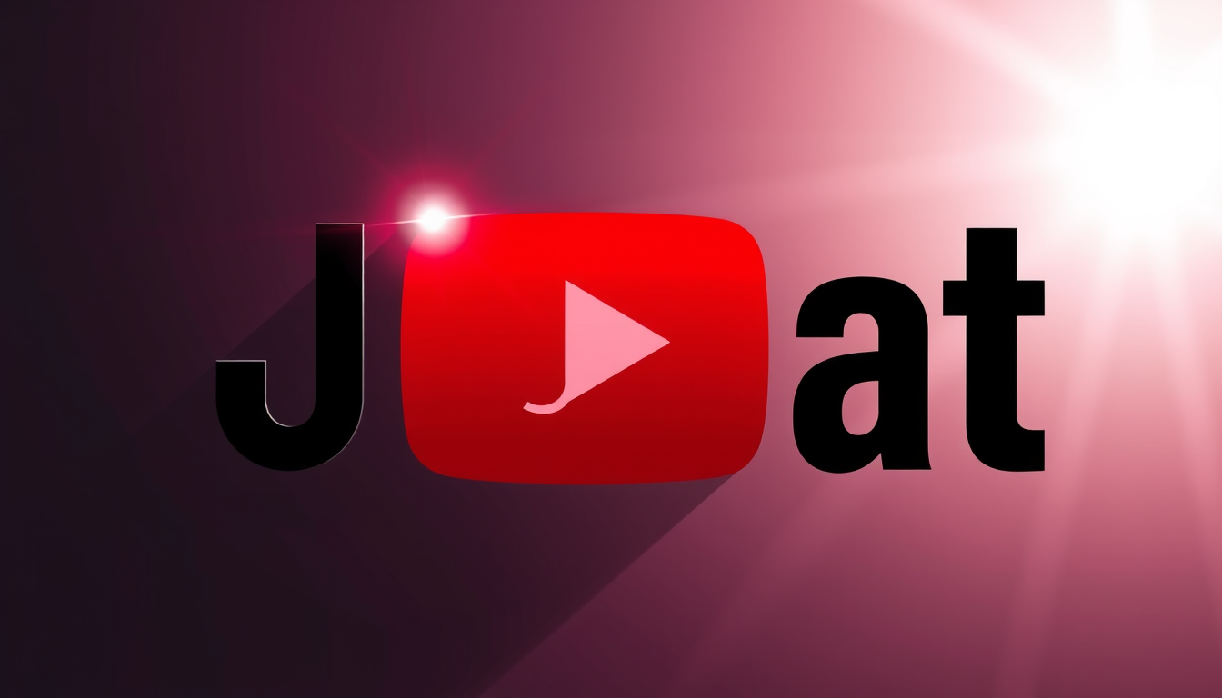 Main art studio: Premium YouTube-Künstlerlogo für „JaniPat“, exakt mit großem J und P. Markantes, individuell gestaltetes JP-Monogramm als zentrales Symbol, clever ine