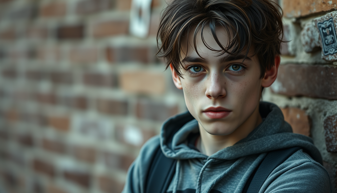 Main art studio: male ein bild schlurfender 17 jähriger verwirrter Teenager und highlight dazu 2 September 2026 in gothic letztes als Datum Schulanfang