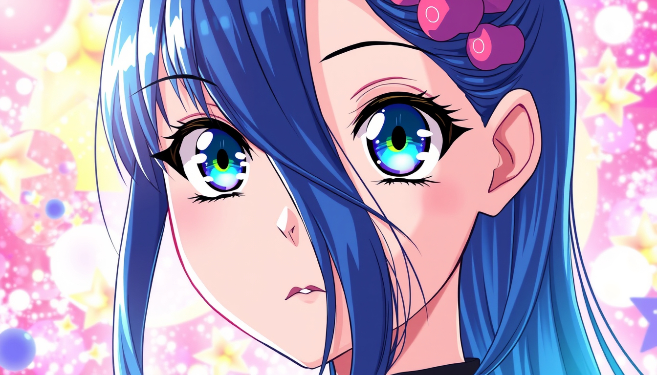 Anime idea: anime style, vibrant colors, expressive eyes, Kefla , detailed anime illustration