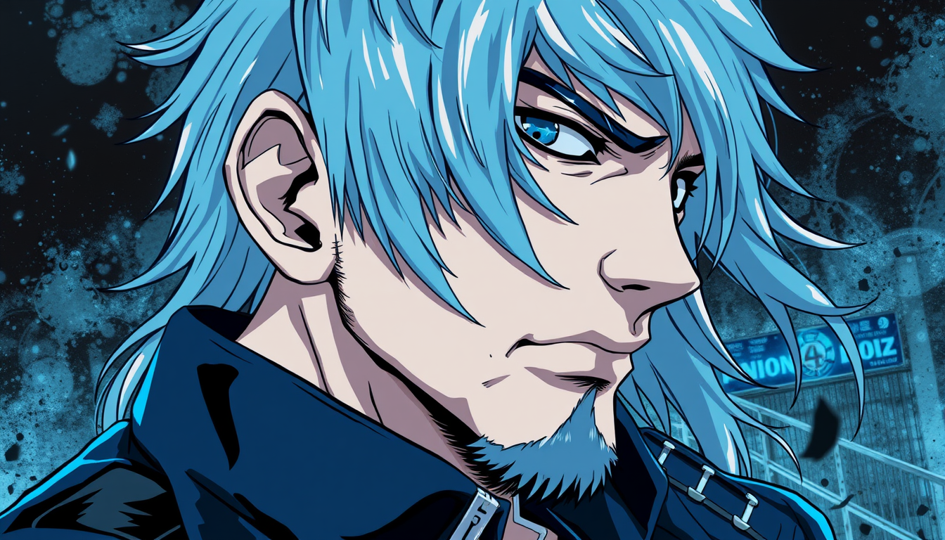 Main art studio: Onisho blutig neocolor japan styl brutal blutig gang neocolor styl mänlich düster anime