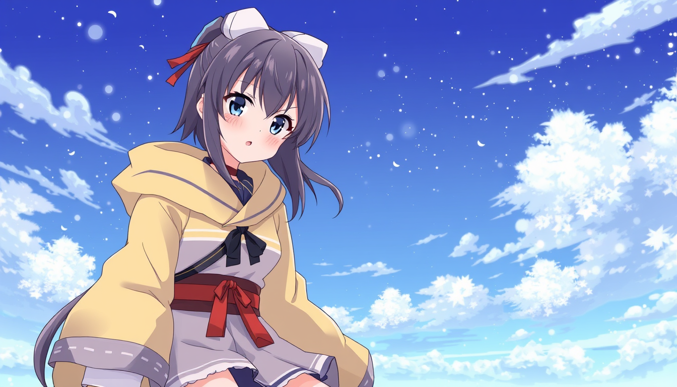 Main art studio: アニメみたいな感じで女の子
