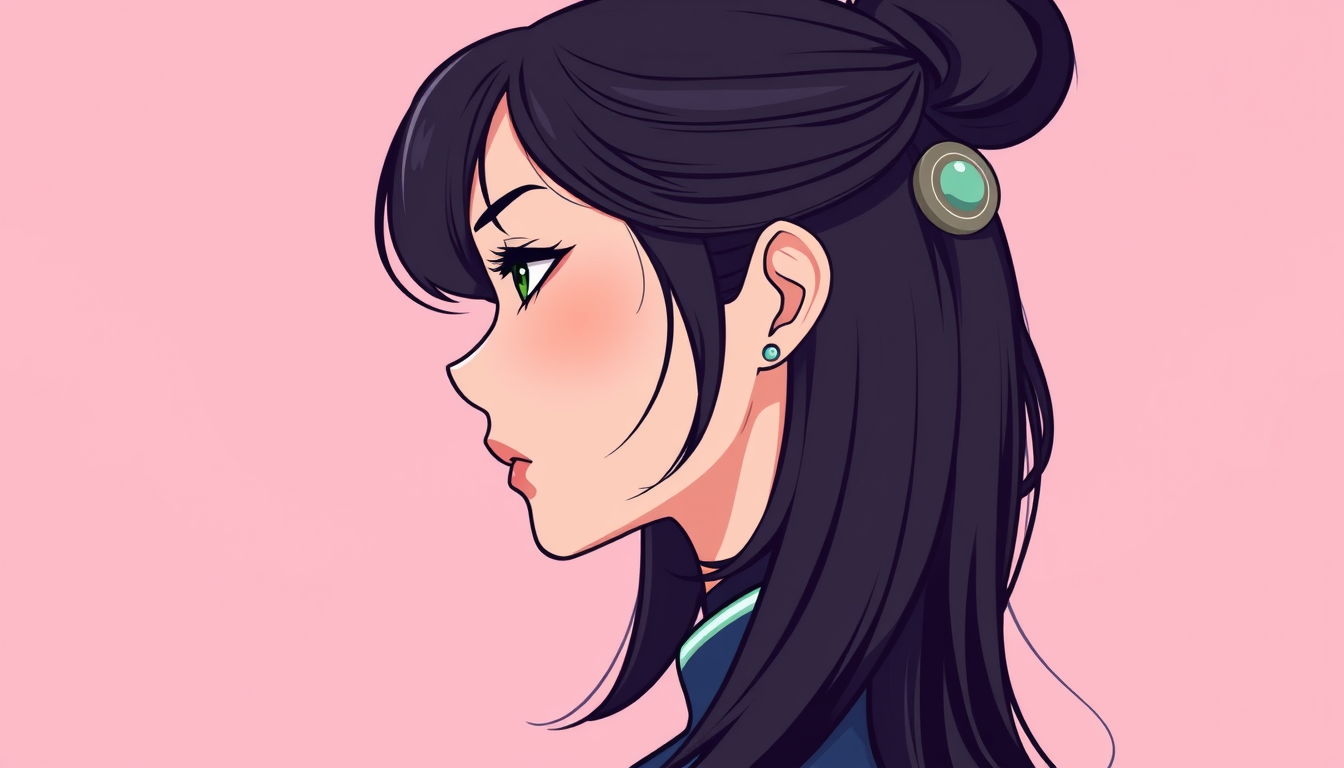 Pfp idea: profile picture, head crop, stylized aesthetic, clean background, As chun li desnu , PFP-ready illustration, square format