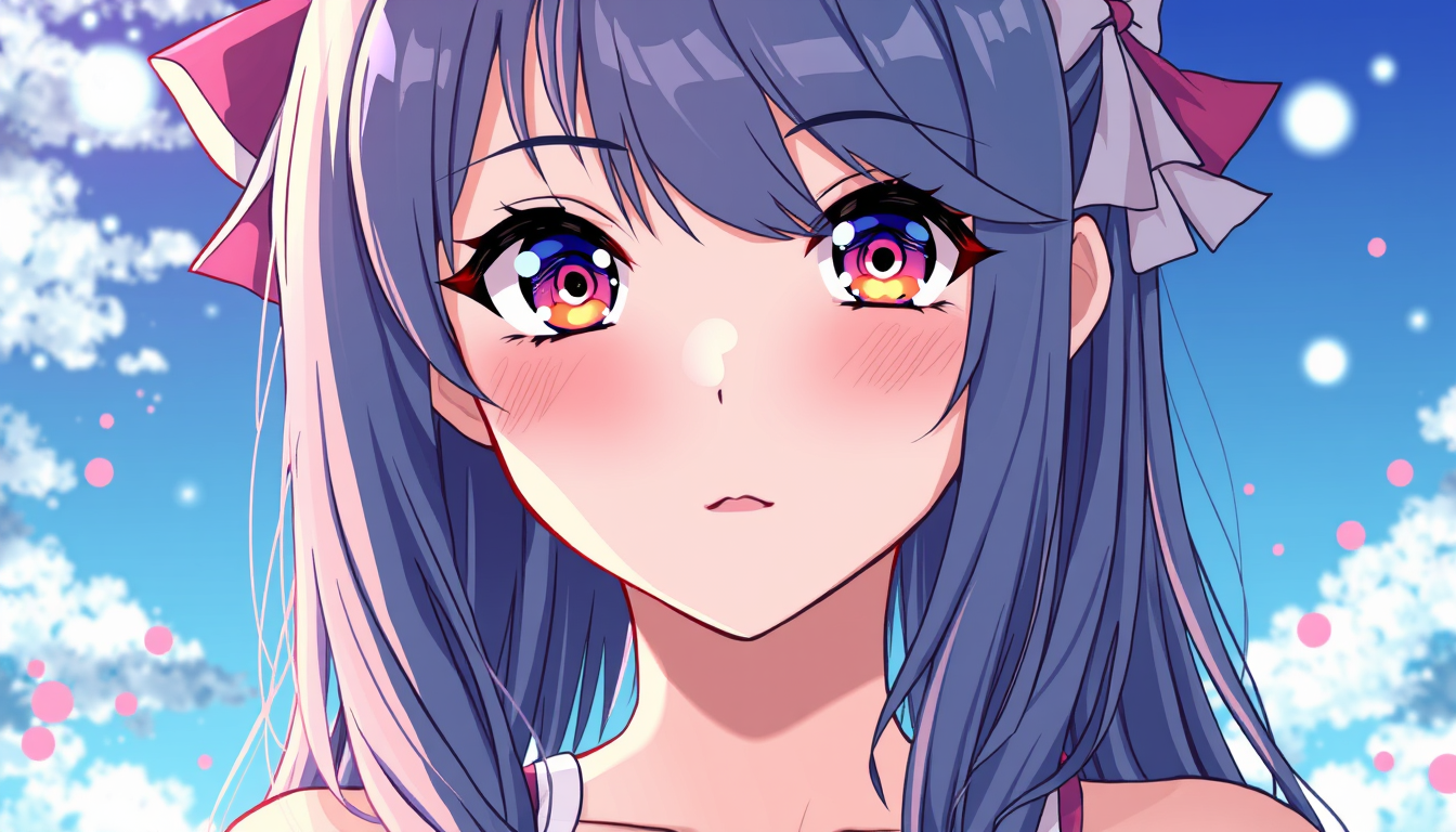 Anime idea: anime style, vibrant colors, expressive eyes, Seaxy girl , detailed anime illustration
