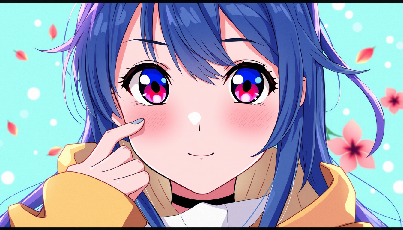 Anime idea: anime style, vibrant colors, expressive eyes, dziewczyna w bieliźnie , detailed anime illustration
