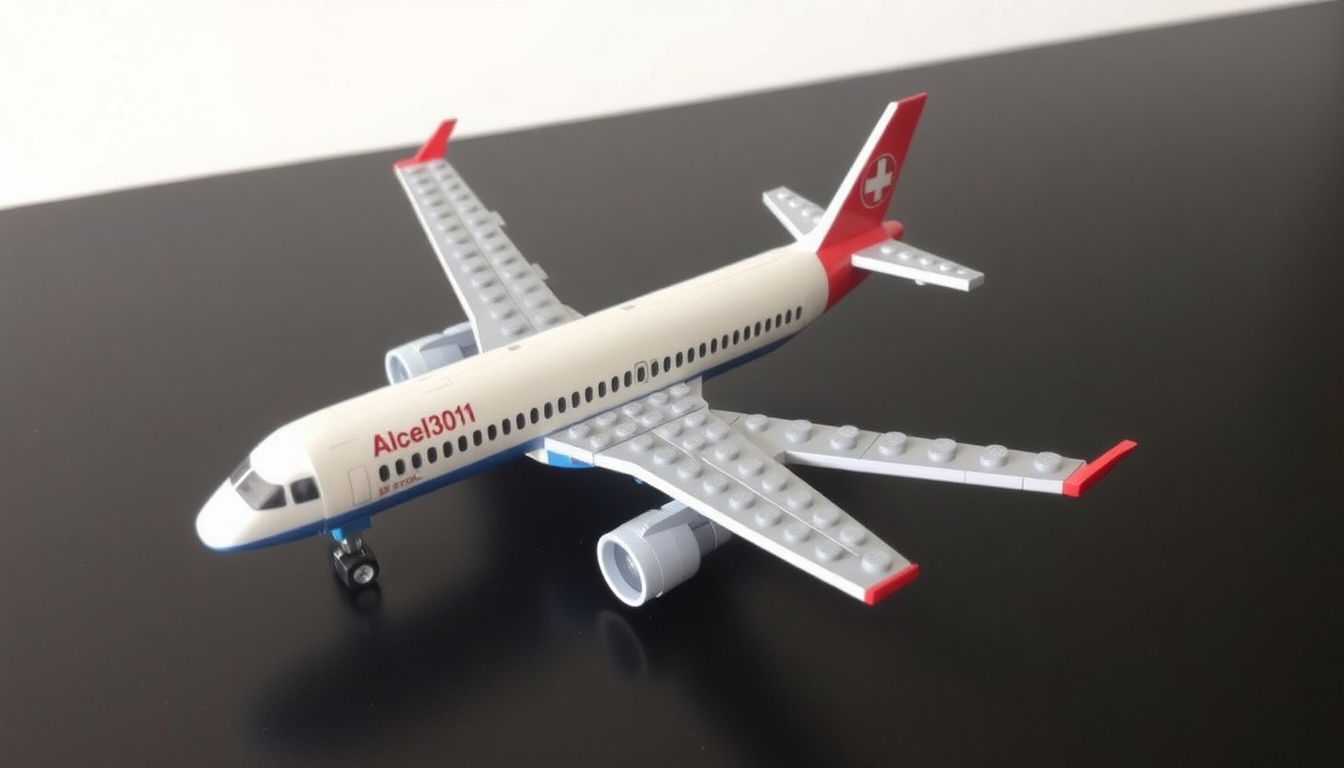 Main art studio: Lego Diy A320 Flugzeug
