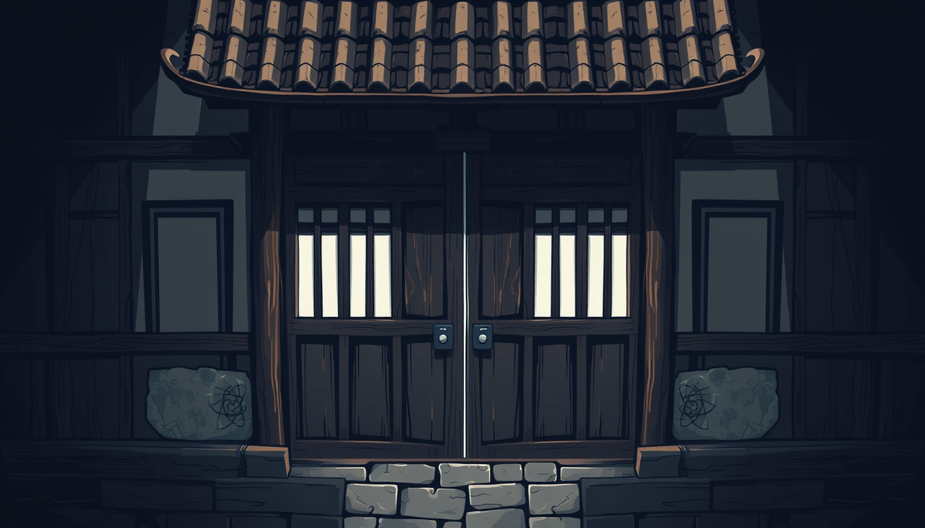 Sprites idea: a single readable game sprite with a controlled silhouette, palette, scale, and viewing angle, deliberate composition, Strict top-down view.Closed dou
