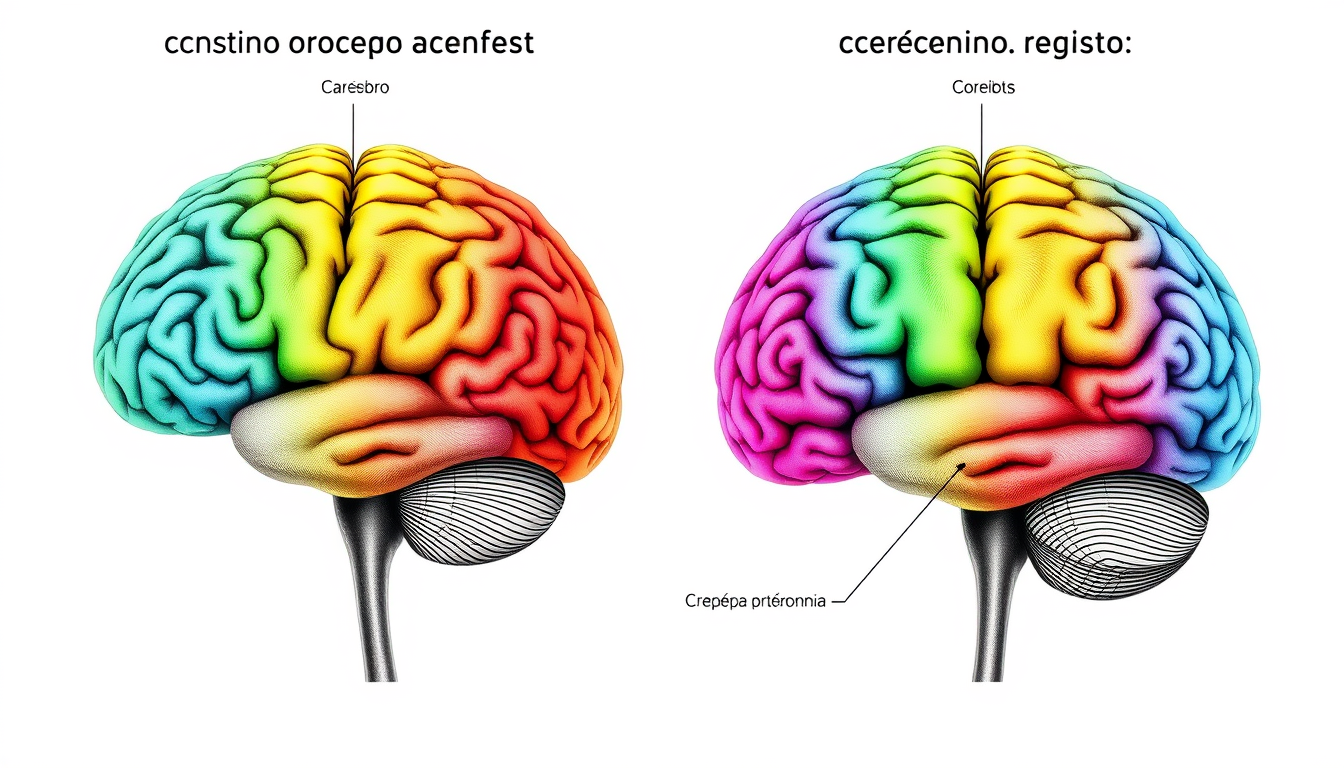 Main art studio: Infografía médica realista en español. Comparar un cerebro sano y uno afectado por consumo crónico de cristal (metanfetamina). Mostrar diferencias en