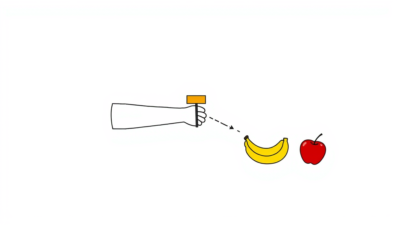 Main art studio: The Arm: Draw a simple arm (stick-figure style is fine) in the center of the frame . The Signpost: Draw a small, clear directional signpost (like a ti