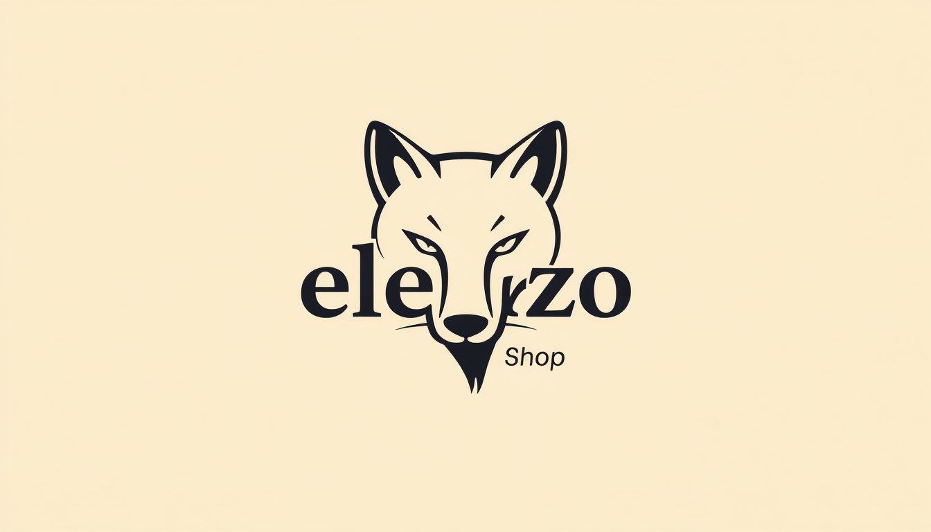Logo idea created from the prompt: logo design, clean minimal mark, bold simple shapes, balanced composition, quiero un erizo como una imagen para una tienda que se llama eler