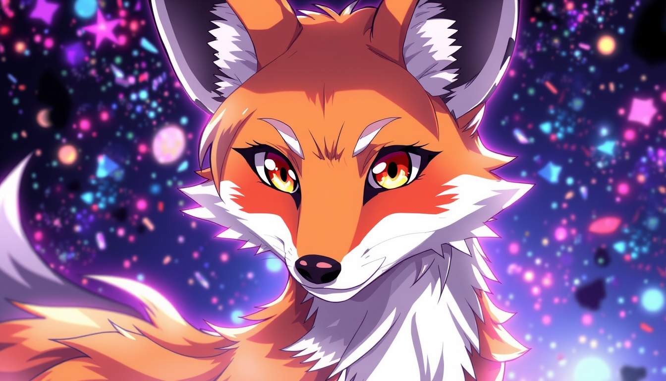 Anime idea: anime style, vibrant colors, expressive eyes, Anime fox scin , detailed anime illustration