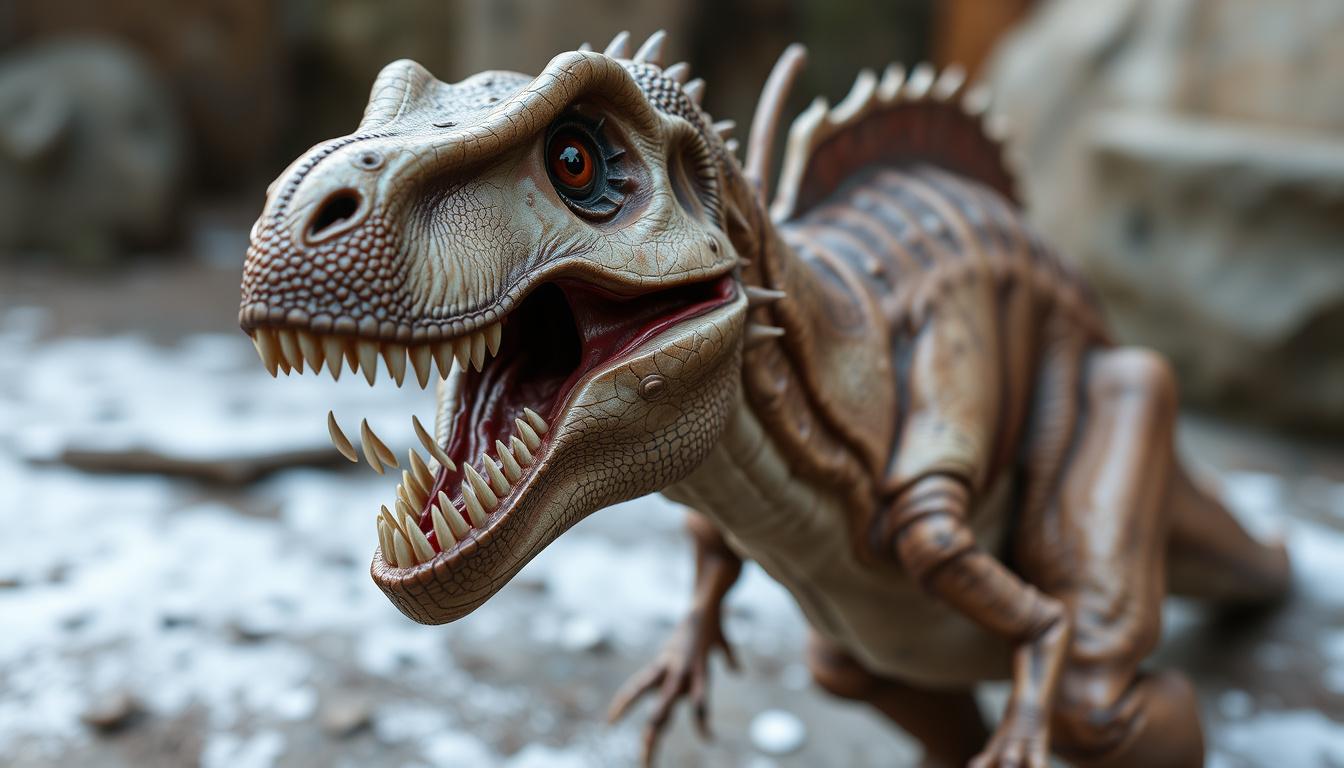 Main art studio: Make a human with dinosaur shape. It still retains same skin teeth and all but in dinosaur shape. Dude a human with dinosaur shape. Same skin just bon