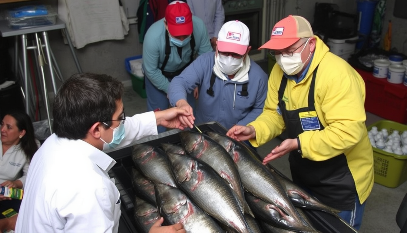 Main art studio: GENERAME IMAGEN SOBRE CORPORACION MARQUEZA QUE SE DEDICA AL SERVICIO Y ELABORACION DE CONSERVA DE PESCADO PERO UNA PUBLICAION NO EOS