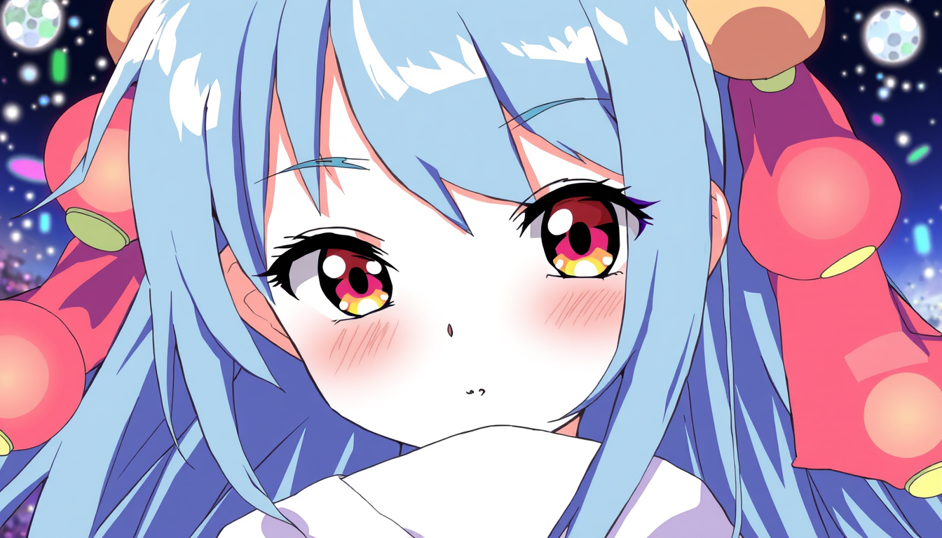 Anime idea: anime style, vibrant colors, expressive eyes, 약간 곱슬거리고 노런색에가까운 주황색머리카락을 가지고 보라색 눈을가잔 예쁜 붉은여우수인을 로판 웹툰캐릭터 처럼 그려줘 일본 애니 캐릭터 러시아어로부끄러워하는 엽자리 아랴양 같은 그림체로 