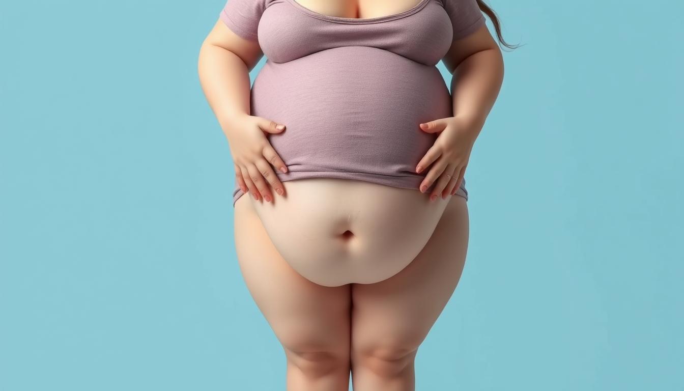 Main art studio: Generate very very very fat girl, and he has to have clothes , and she's supposed to be an adult and you can see her whole body, from the bottom to th