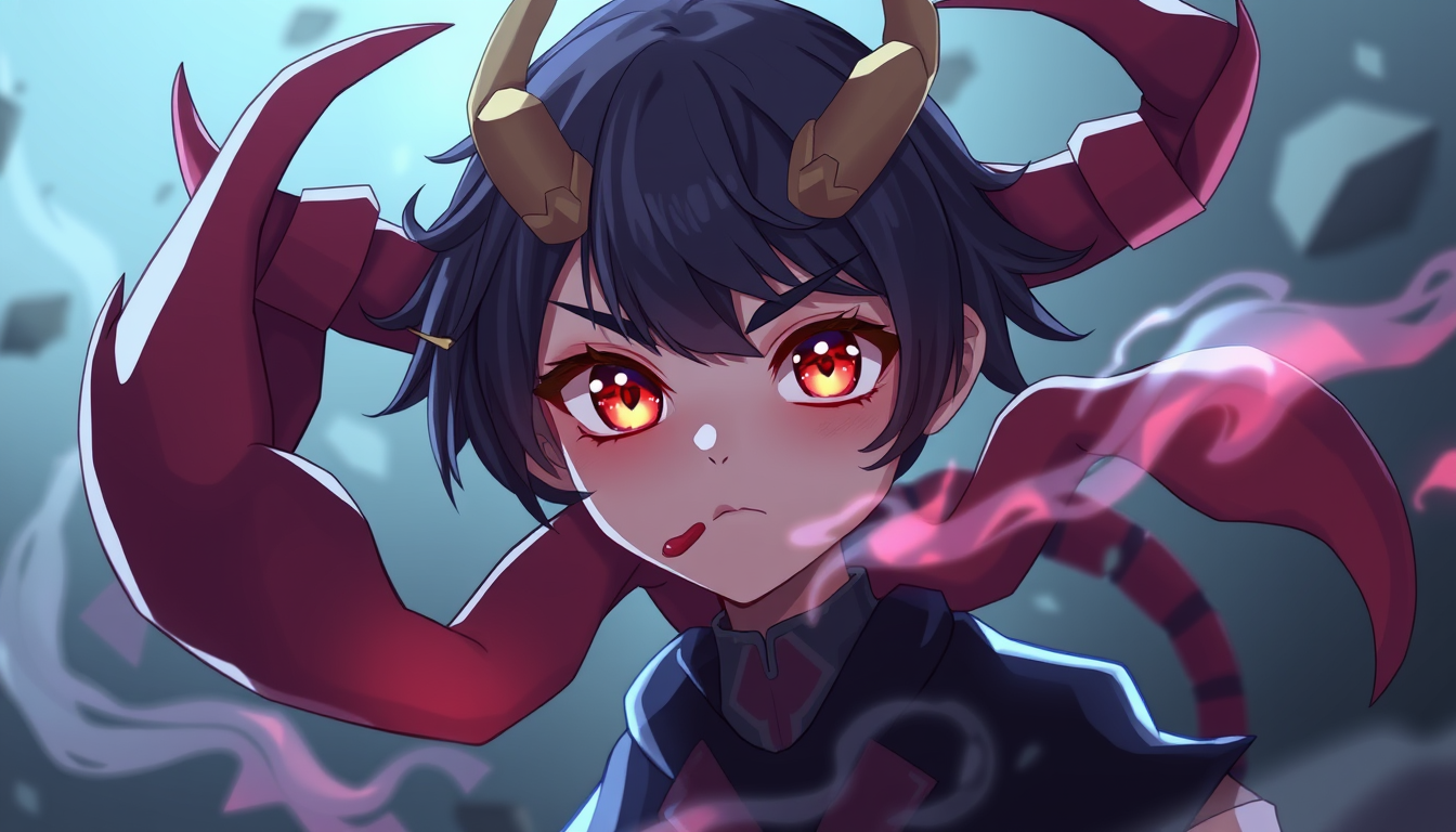 AI Art prompt example created from the prompt: vtuber avatar, anime style, expressive eyes, soft rim light Crée un personnage, ce sera pour une nouvelle IA surprise. Fais-moi une image d'