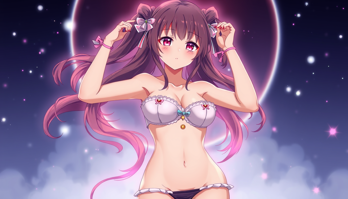 Main art studio: Generate a hot ai anime girl without her any of her clothes
