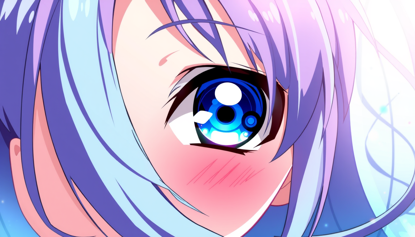 Anime idea: anime style, vibrant colors, expressive eyes, Anime, blue eyes, anime , detailed anime illustration