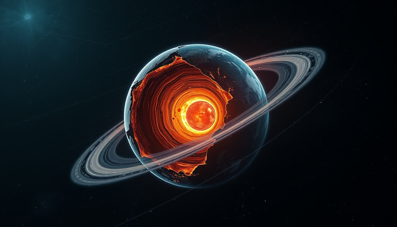 Main art studio: crie uma imagem de um hmem com a cabeça de um planeta
