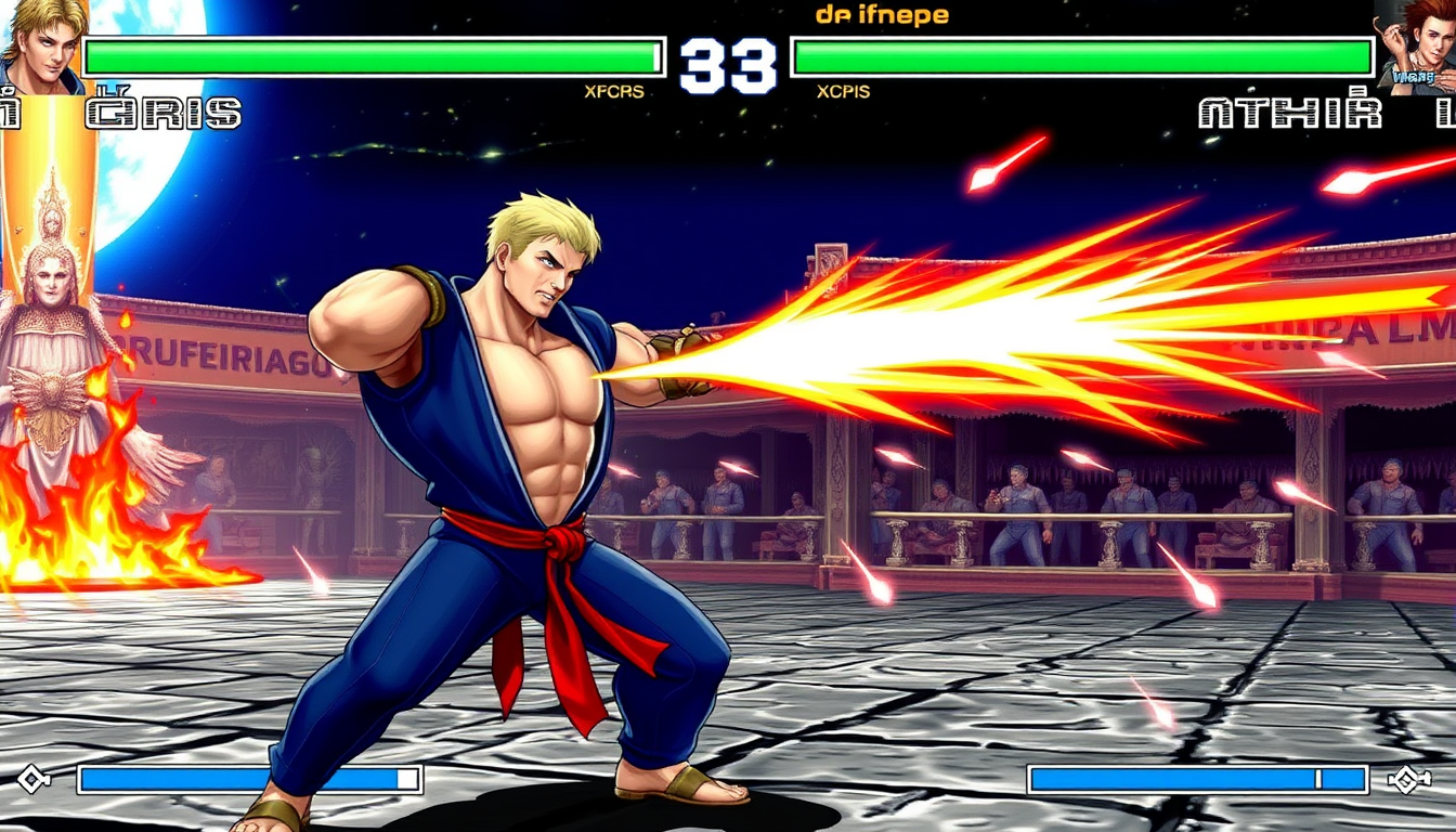 Main art studio: بدي صورة تركبلي صورة ل Chris من لعبة KOF 2002 بالشورت عاري الر