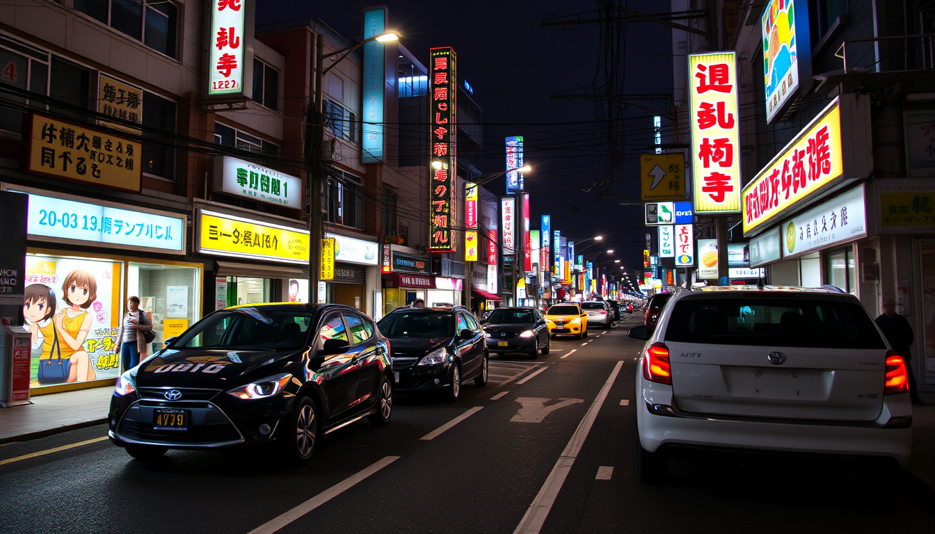 Main art studio: 巨大な白黒トラック。車だけ。人間ゼロ。運転席は空っぽ。前面は日本の高級ミニバン風の豪華な顔。大きな縦型グリル、細い白いLEDヘッドライト、豪華なフロントバンパー。巨大なトラックタイヤ。白黒ボディ。怪物のような車。ブレインロット風。3Dゲーム画像。