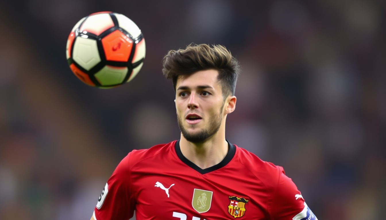 Main art studio: Image de Florian tauvin joueur du rclens avec le ballond'or France football