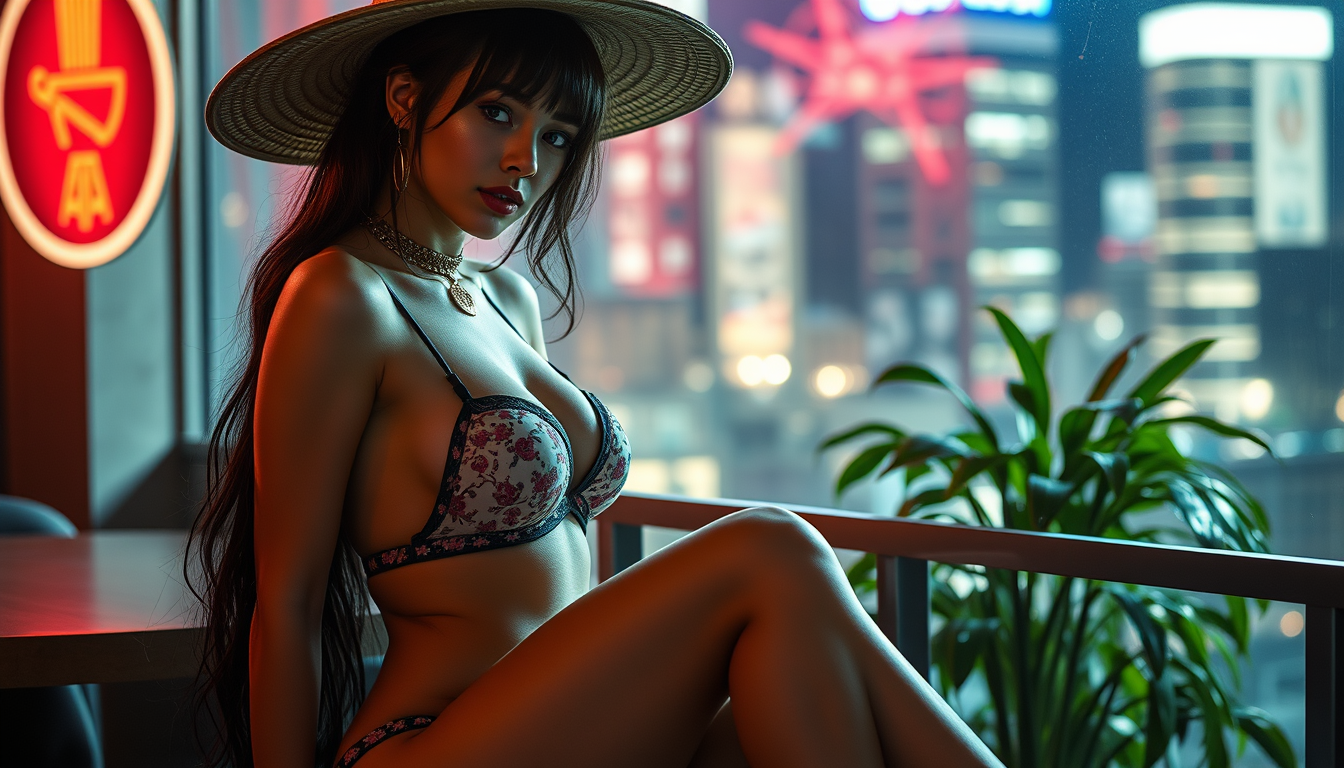 Main art studio: hot girl