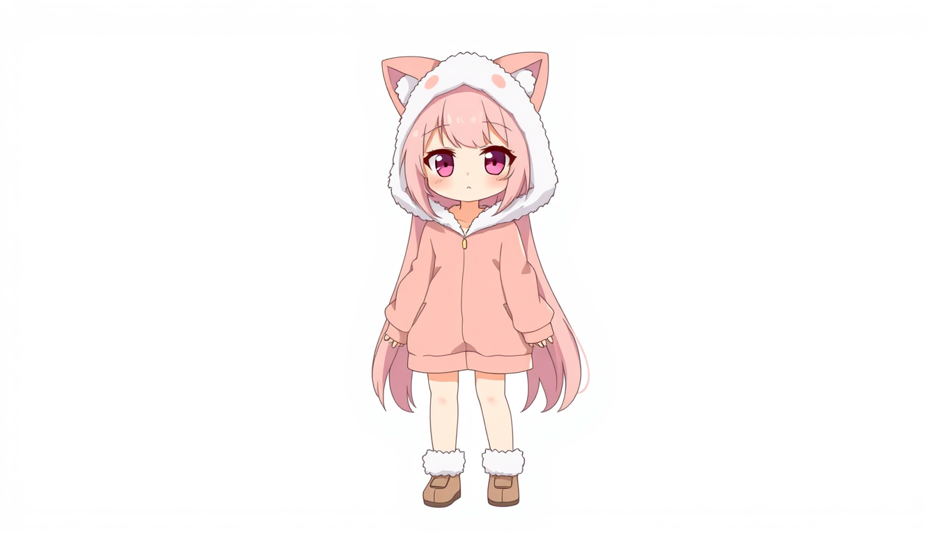 AI Anime Character idea created from the prompt: an anime character with a legible silhouette, controlled costume language, and expressive face, deliberate composition, Full body anime girl
