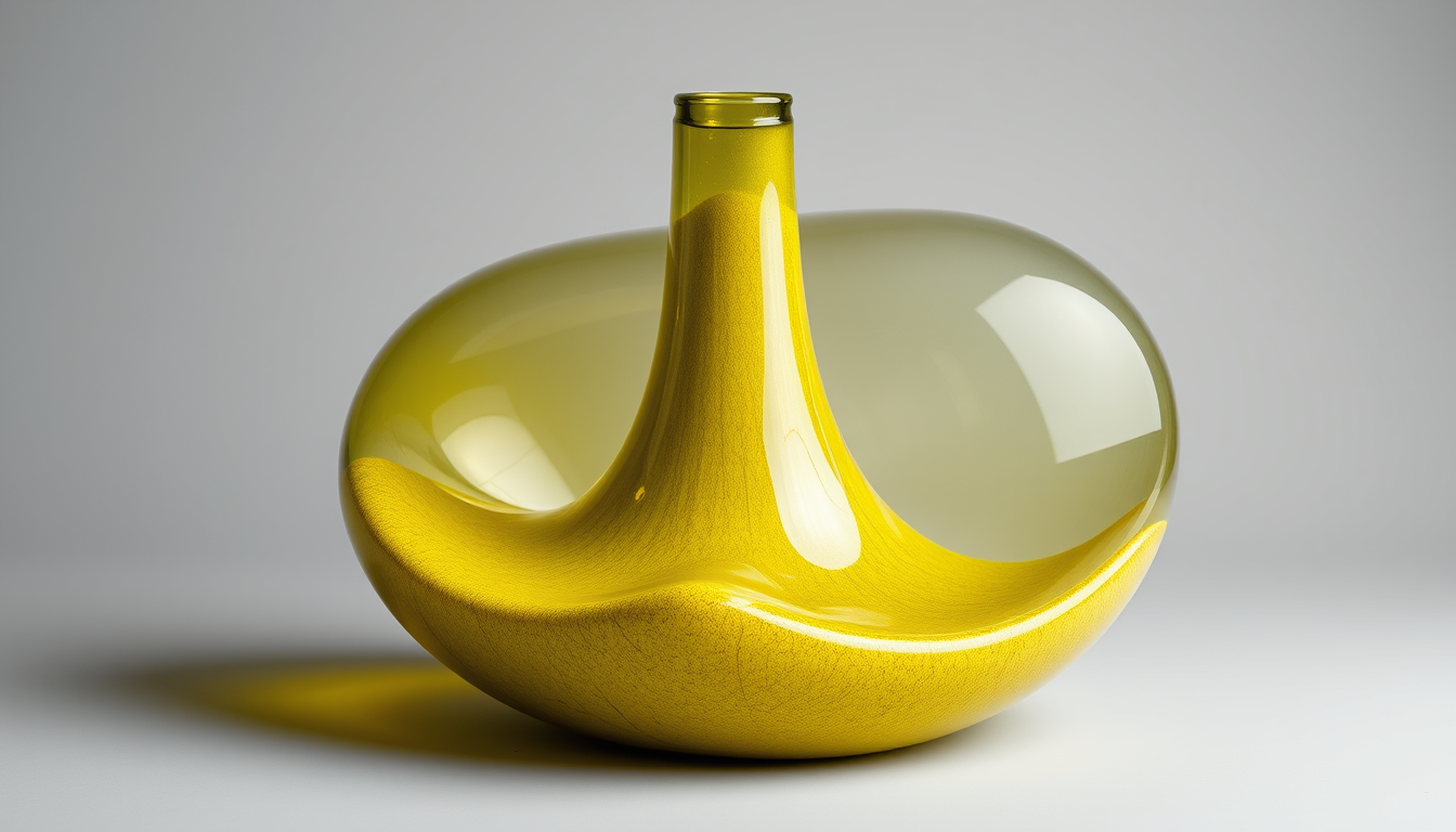 Main art studio: A klein bottle with a biconcave base