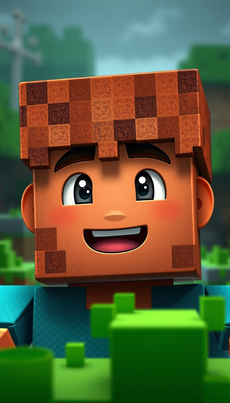 Main art studio: mach ein bild für ein face book story aber mach es bitte so komplet spanent und das es eine neue website gefunden wurde wo mann minecraft comamdn kost
