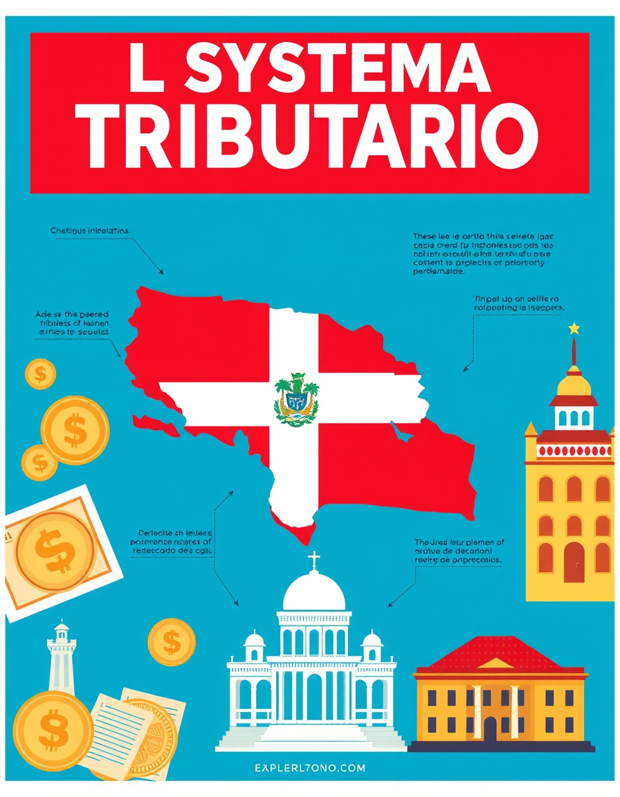 Posters idea: poster design, bold striking composition, strong focal point, space for headline, Diseña un cartel escolar creativo y bonito sobre el sistema tributar
