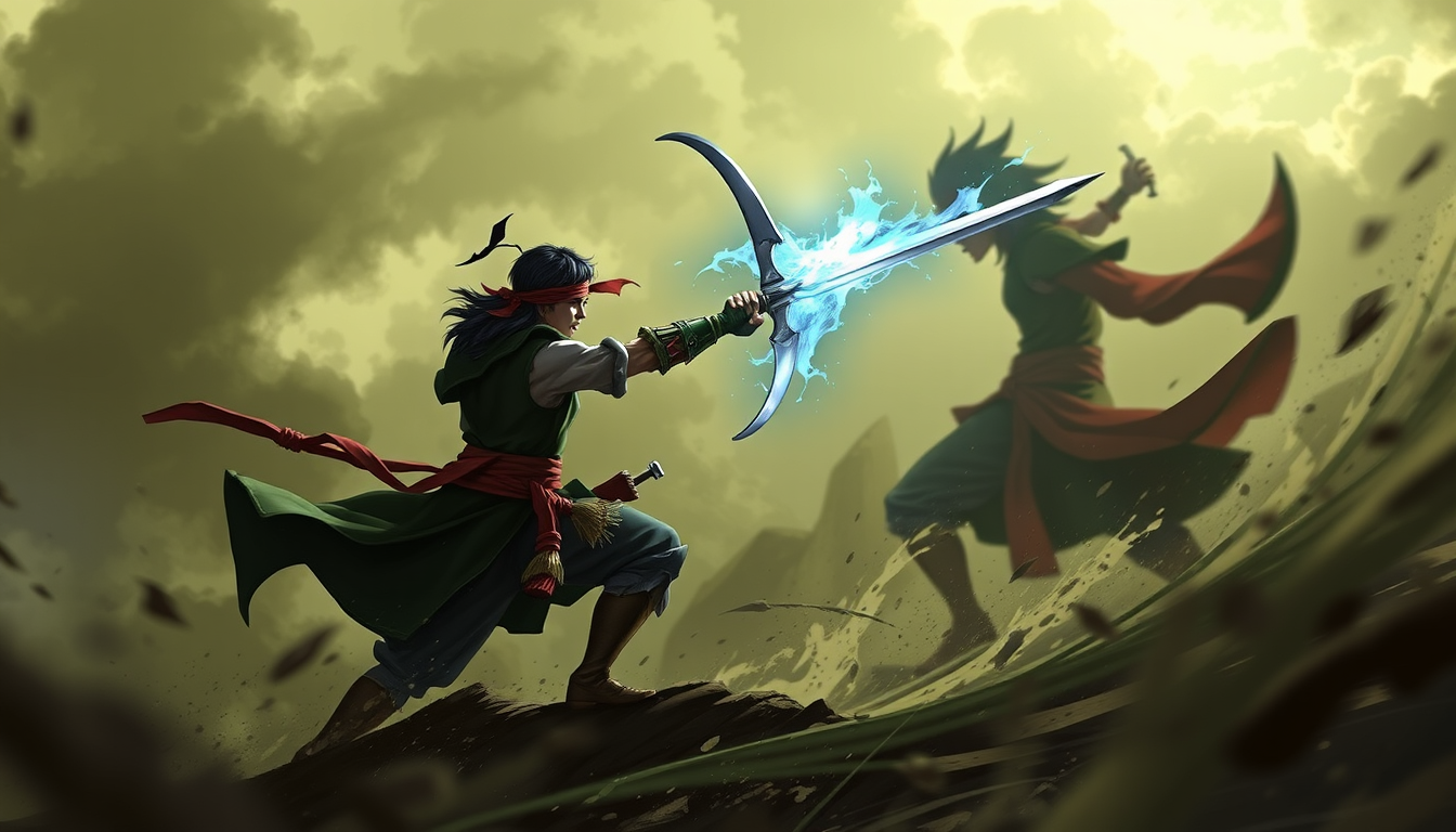 Main art studio: Luffi fight Zorro