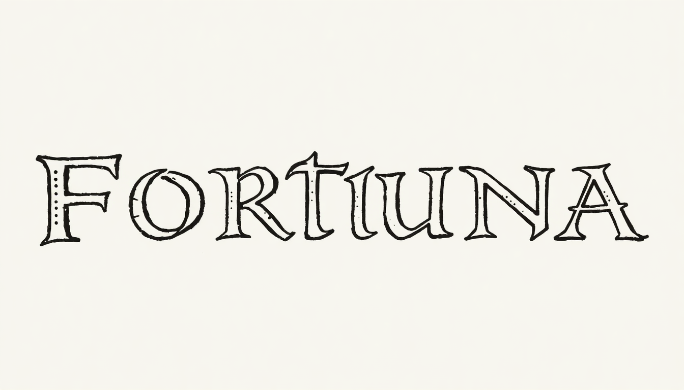 AI Art prompt example created from the prompt: Fortes Fortuna adiuvat schriftzug Tatto. schriftfont Roman. Auf brust von Mann.