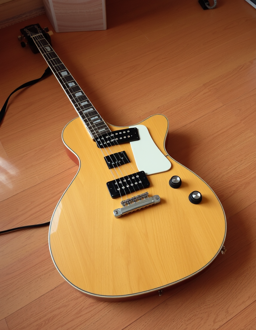 Main art studio: une Guitare