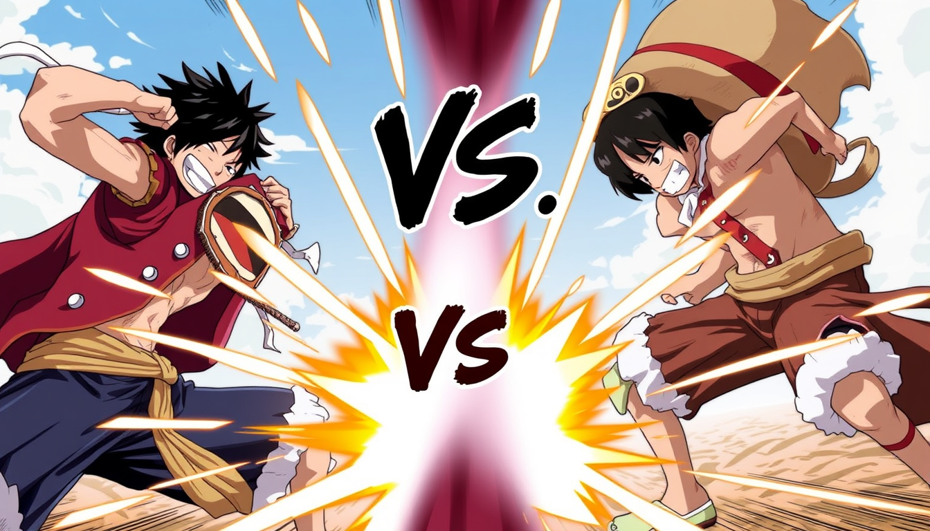Main art studio: Madara vs. Luffy Fight – Madara Wins