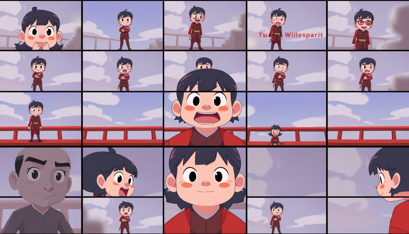 Sprite Sheet idea created from the prompt: a grid of animation frames sharing one character, scale, palette, and camera angle, deliberate composition, ی , polished image, coherent det