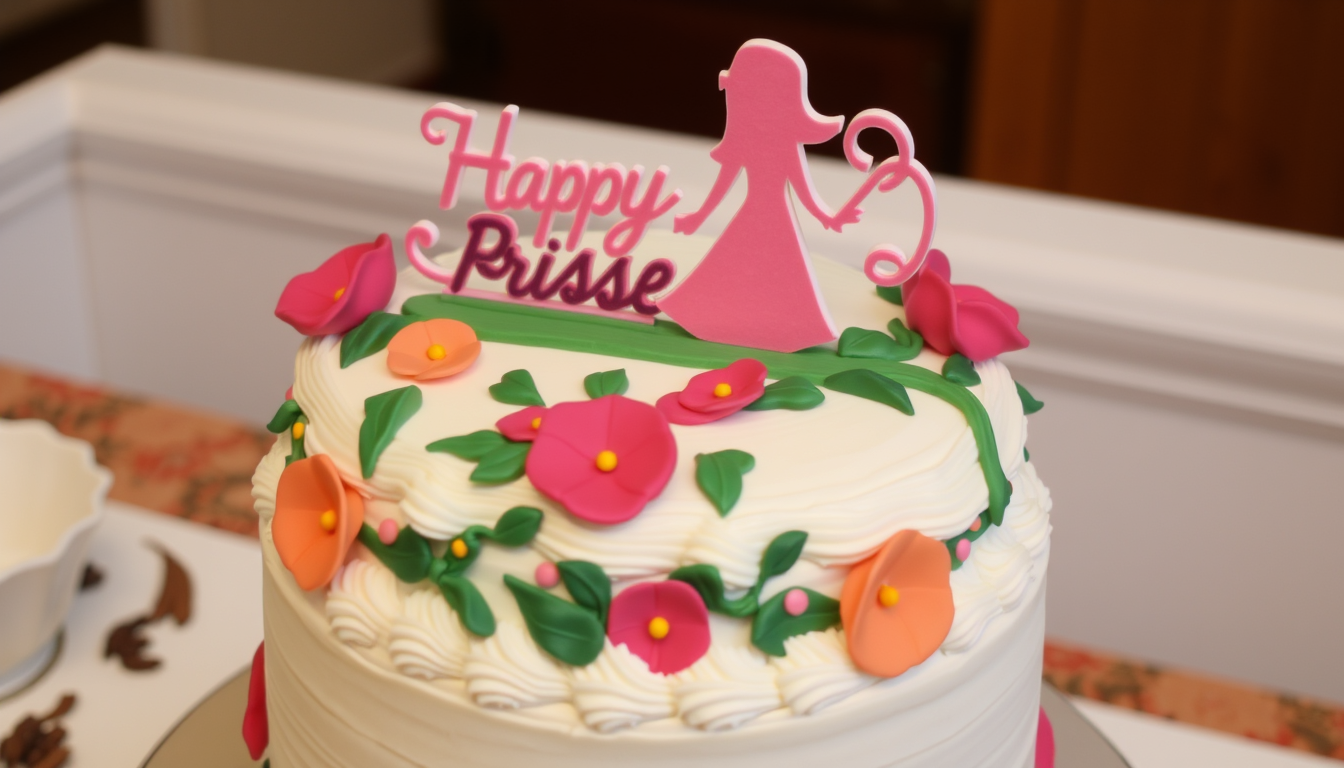 Main art studio: Can you create a cake around this cake topper?