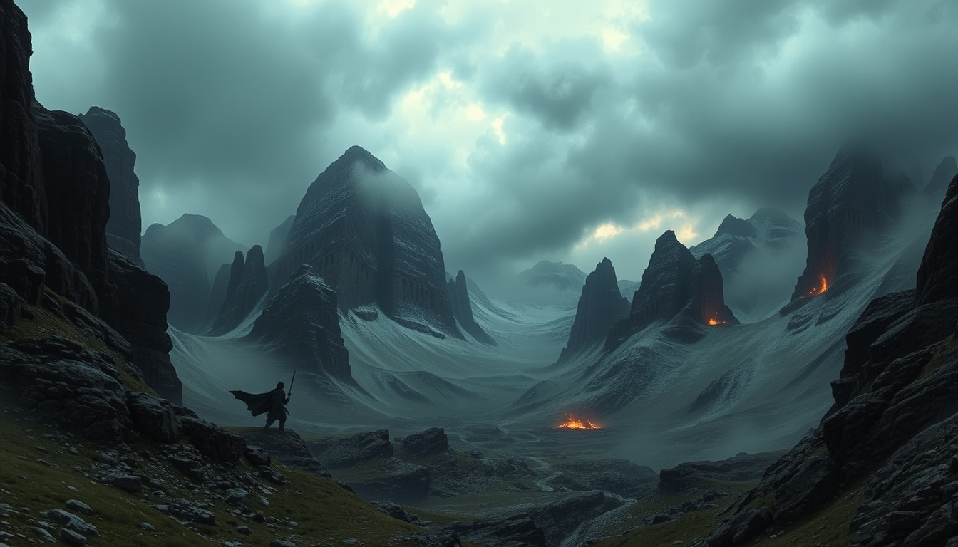 Main art studio: The Lord Of The Rings mordor
