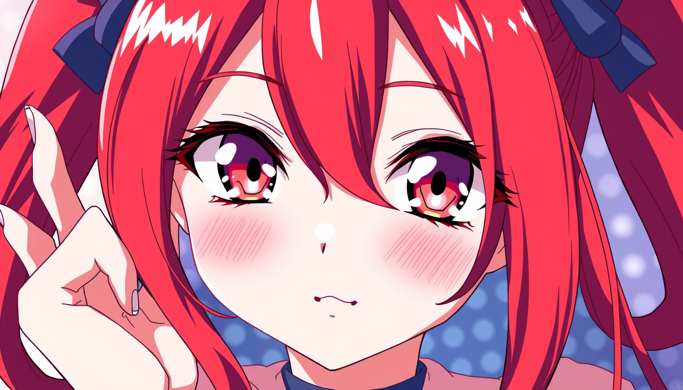 Anime idea: anime style, vibrant colors, expressive eyes, Rias gremory , detailed anime illustration