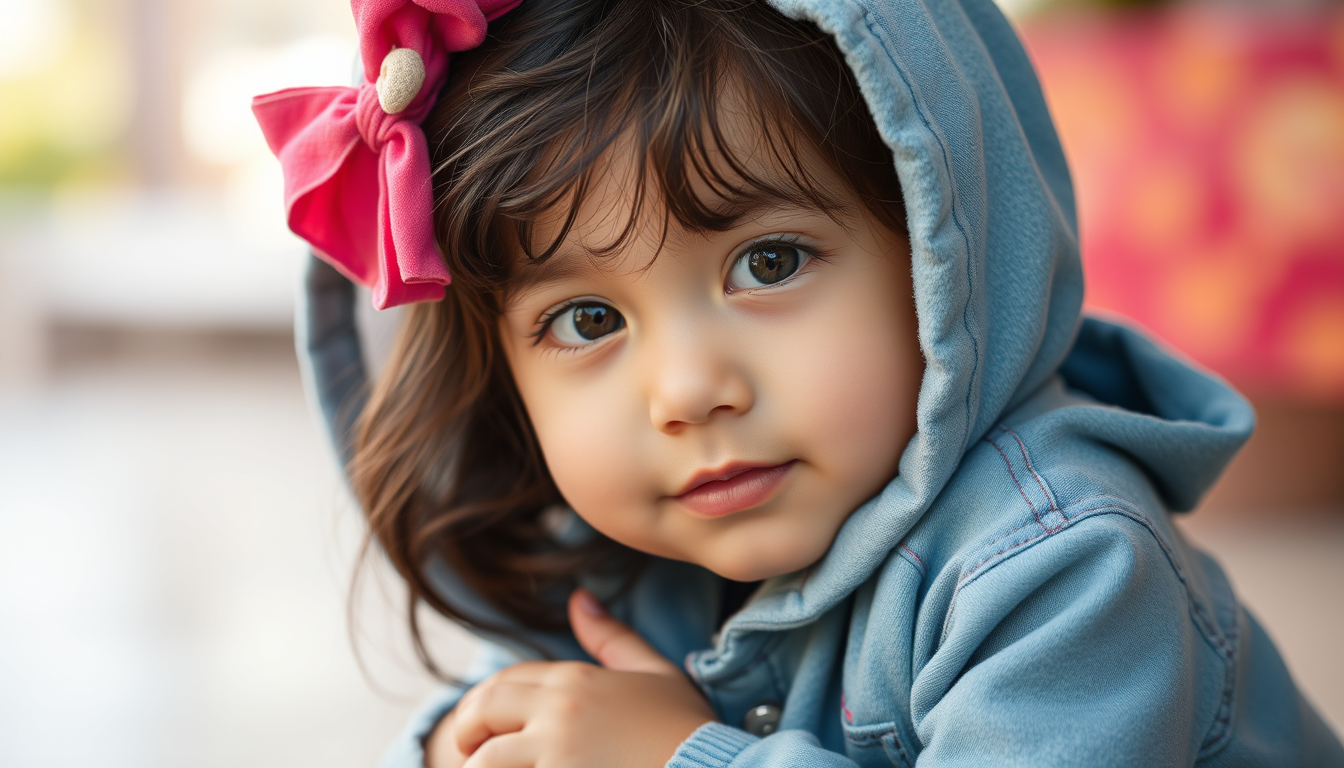 Main art studio: a little girl