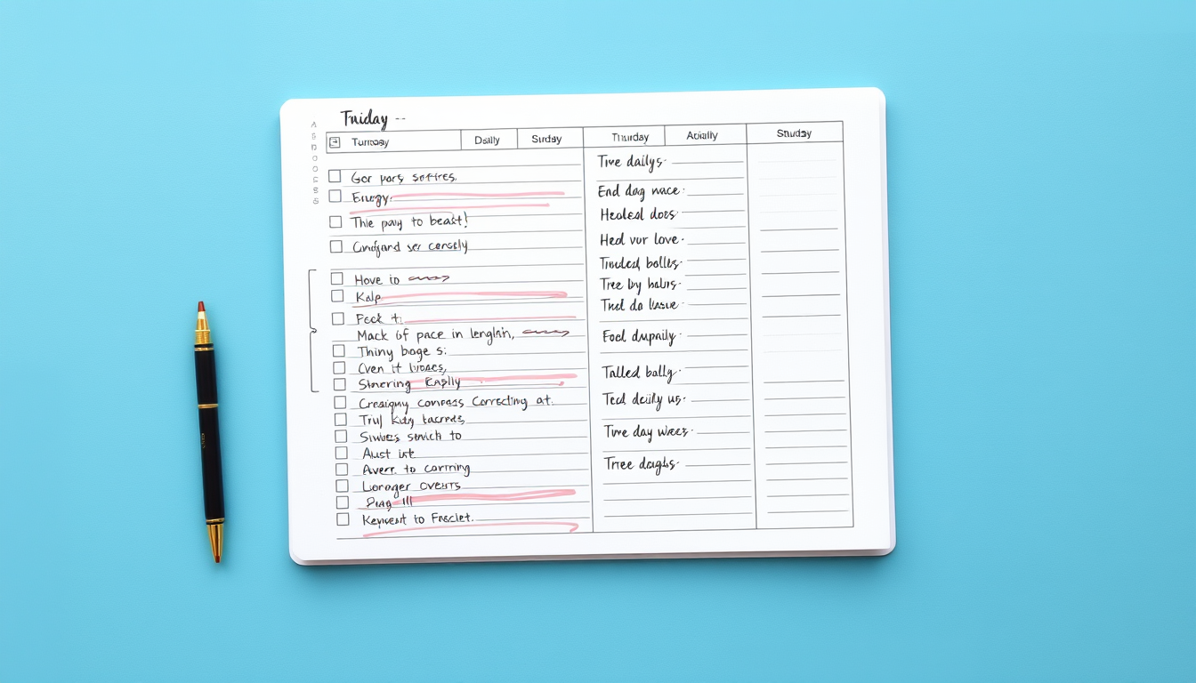 Main art studio: daily planner and its very organized a4 size and very good to use to do list including and printable in engilish