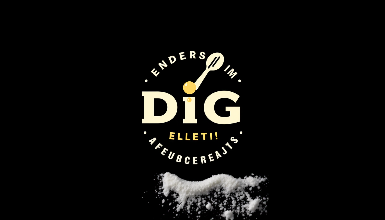 Main art studio: creame una imagen de un logo que diga industrias alimentarias fondo negro con letras de color q le quede