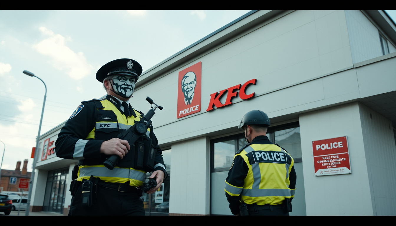 Main art studio: kfc police stations