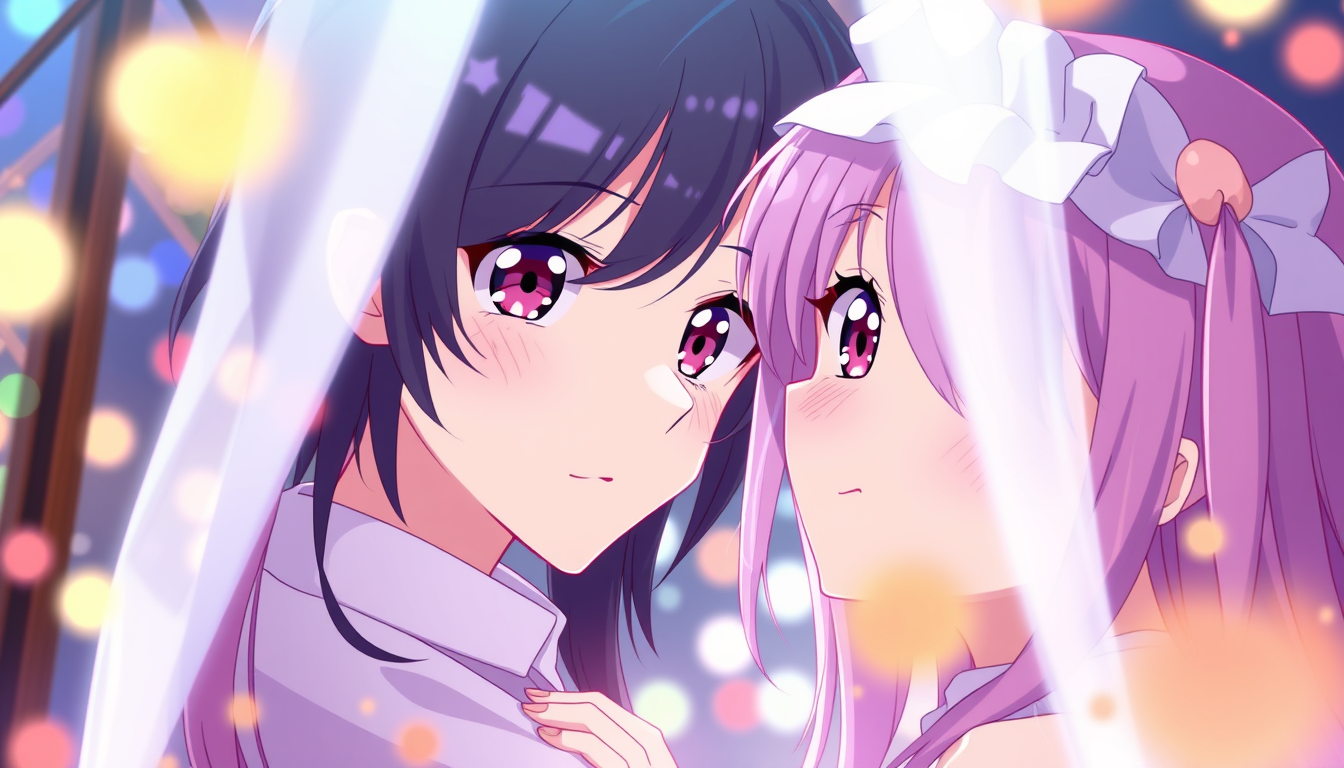 Anime idea: anime style, vibrant colors, expressive eyes, cinematic lighting, beautiful anime style, high quality. anime style, high quality.romantic atmosphere,