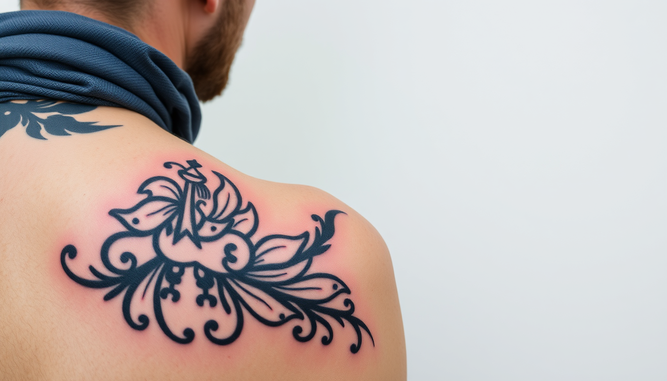 Main art studio: ein tattoo von einem anker