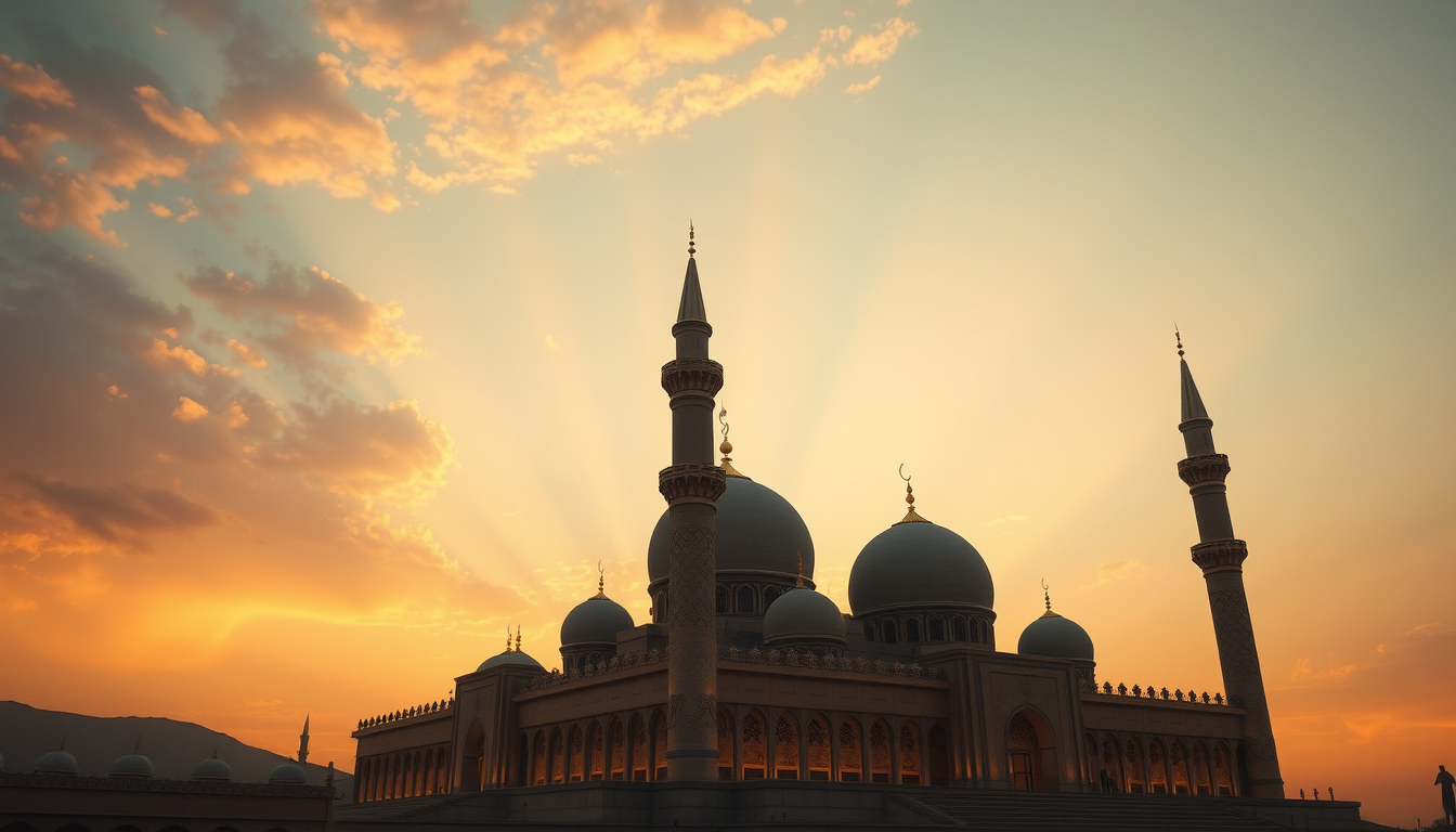 Main art studio: ramatic sunset,detailed 5 isteri rasulullah, cinematic lighting, ultra realistic,jawi,simple
